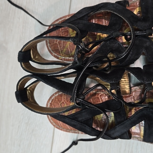 Sam Edelman Womens Gemma Gladiator Lace Up Sandals Flats shoes sz 6 - Picture 6 of 11